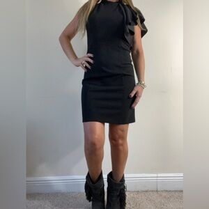 She + Sky One Shoulder Black Dress 🖤🖤 size Medium🖤🖤